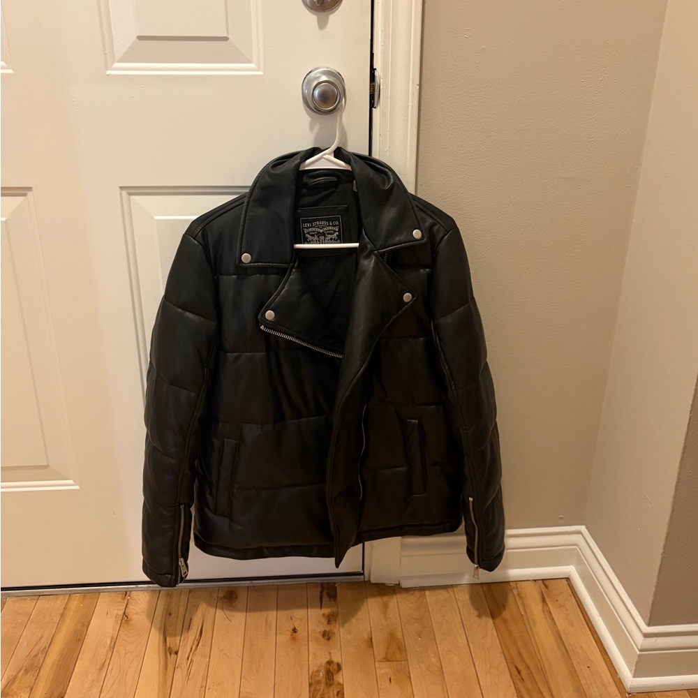 Levi's Black Puffer Jacket for Men